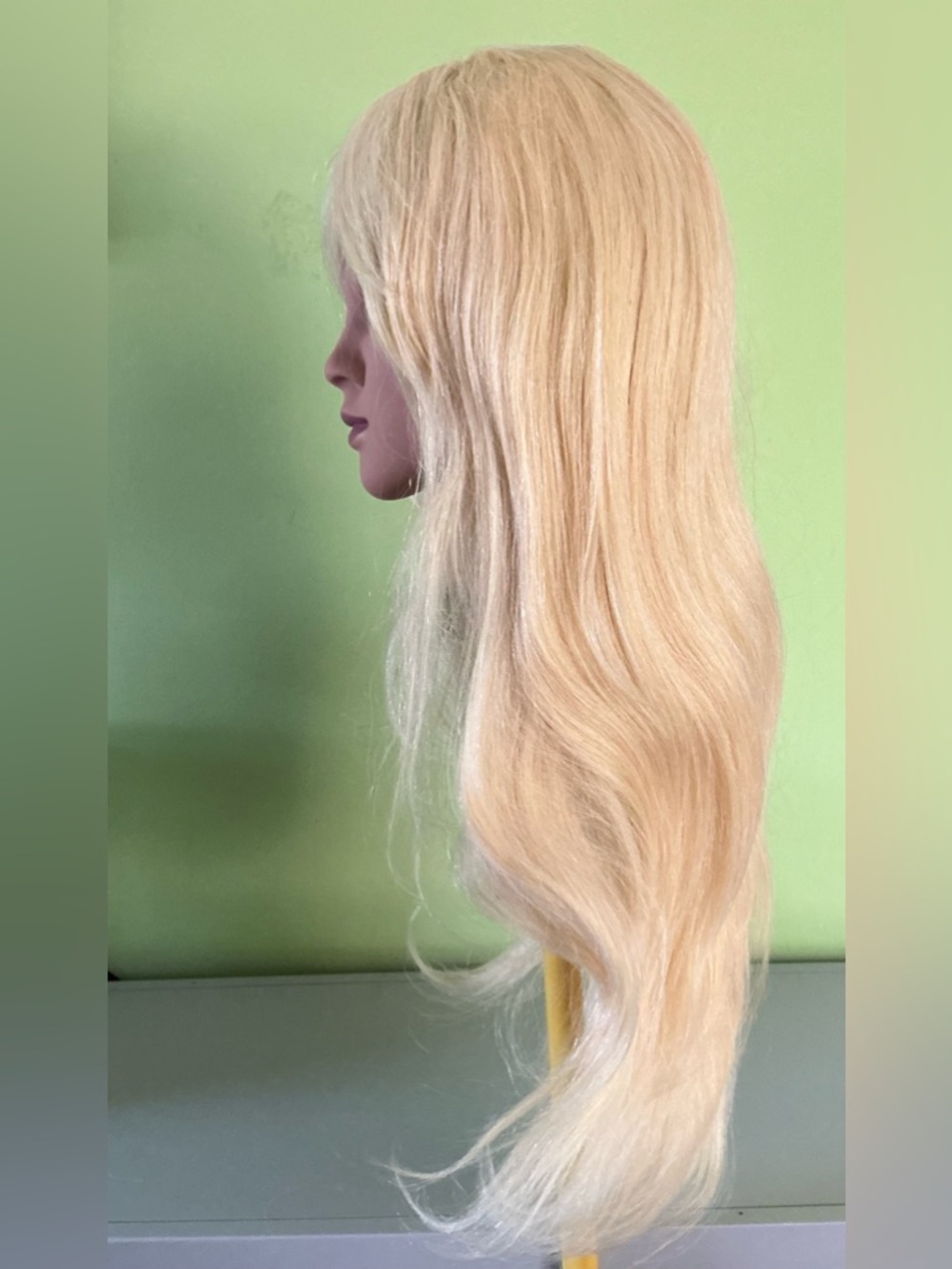 NIP Sepia 100% Human Hair Tangle Free Long Blonde Wig H-Teresa Color 613